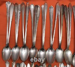 100 Pc Antique to Vintage Silverplated ICED TEA Spoons No Monograms