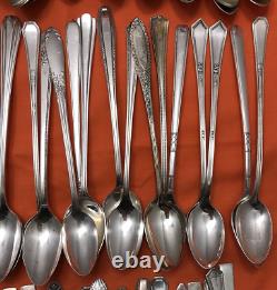 100 Pc Antique to Vintage Silverplated ICED TEA Spoons No Monograms