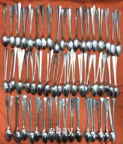 100 Pc Antique to Vintage Silverplated ICED TEA Spoons No Monograms