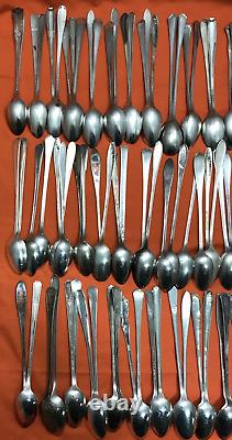 100 Pc Antique to Vintage Silverplated ICED TEA Spoons No Monograms