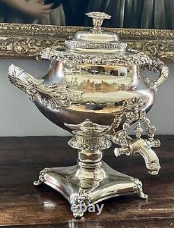 1810 Georgian Regency Old Sheffield Silver Plate Tea Urn Samovar