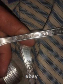 1847 Rodgers Bros. IS Silver Plate Set Of 32 Tea Spoons, Table Spoons, ETC