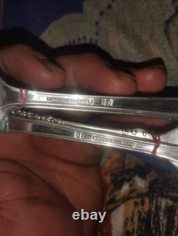 1847 Rodgers Bros. IS Silver Plate Set Of 32 Tea Spoons, Table Spoons, ETC