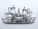 1847 Rogers Bros. Remembrance Mid Century 5 Pc. Tea & Coffee Set Free Tray Exc