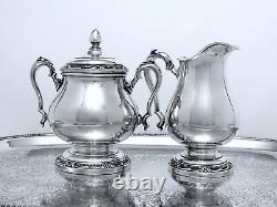 1847 Rogers Bros. Remembrance MID Century 5 Pc. Tea & Coffee Set Free Tray Exc