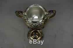1847 Rogers Bros Tea Coffee Set HERITAGE Pattern Silver Plate Floral 6pc