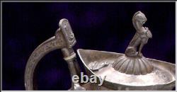 1873 Reed & Barton Silver Plate Aesthetic Movement 3 Pc Coffee Tea Creamer Set