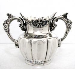 1875 Derby Silver Co. Gothic Aesthetic Cathedral Scalloped Cropped Coffe Tea Set