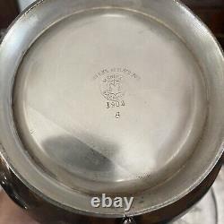 1876 Incredible Huge Meriden B Company Silverplate 29 Tray Tea & Coffee Set