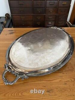 1876 Incredible Huge Meriden B Company Silverplate 29 Tray Tea & Coffee Set