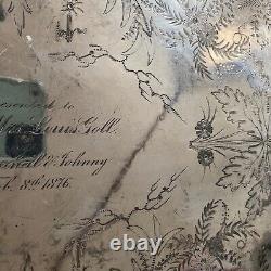 1876 Incredible Huge Meriden B Company Silverplate 29 Tray Tea & Coffee Set