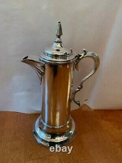 1879 Vintage Meridan B Company Communion Flagon Silver Coffee Tea Service