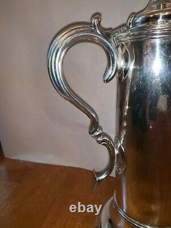 1879 Vintage Meridan B Company Communion Flagon Silver Coffee Tea Service