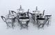 1880 Meriden B. Company Eastlake Roman Lion Chased Legged Coffe Tea Set 6 Pc Exc