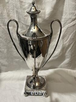 18th Century Old Sheffield Silver Plated Large Hot Tea Water Urn Dispenser 15