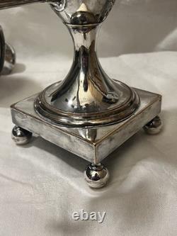 18th Century Old Sheffield Silver Plated Large Hot Tea Water Urn Dispenser 15