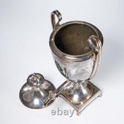 18th Century Old Sheffield Silver Plated Large Hot Tea Water Urn Dispenser 20.5