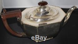 1900's SILVER PLATED TEA COFFEE SERVICE SET 4 pieces