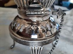 1903 Walker & Hall Silver Plate Tea Kettle, Spirit Burner & Stand (10) 51411A