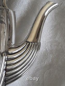 1903 Walker & Hall Silver Plate Tea Kettle, Spirit Burner & Stand (10) 51411A