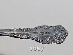 1911 Rock Island Lines Railroad Silverware Silver Plate Tea Spoon Antique