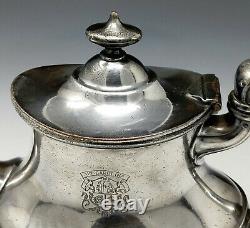 1916 Gorham Silverplate 14oz Tea Coffee Pot THE CAROLINA HOTEL Pinehurst NC Golf