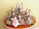 1920's Silverplate Coffee/tea Service 7+pieces W Tray And Tilting Hot H20 Kettle