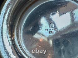 1931 Silver Plated Teapot Mfg. By TH. HENRY Ebony handle Bachelor teapot. 4 1 8