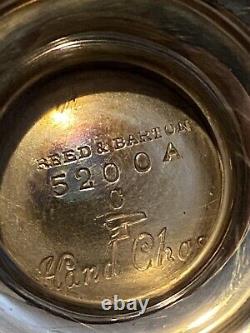 1939 REED & BARTON 5200 Silverplate Tea & Coffee Pot Sugar Cream Service Set G