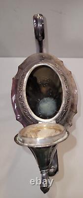 1941 ETERNALLY YOURS 1847 Rogers Coffee Tea Set Silverplate 3 Pieces Vtg EUC