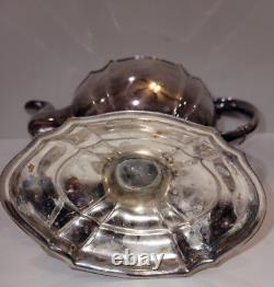 1941 ETERNALLY YOURS 1847 Rogers Coffee Tea Set Silverplate 3 Pieces Vtg EUC