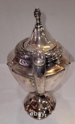 1941 ETERNALLY YOURS 1847 Rogers Coffee Tea Set Silverplate 3 Pieces Vtg EUC