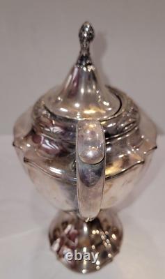 1941 ETERNALLY YOURS 1847 Rogers Coffee Tea Set Silverplate 3 Pieces Vtg EUC