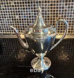 1948 MOONBEAM Pattern 5 Piece Coffee Tea Set By International Silver/Rogers S/P