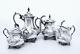 1950 Gorham Anchor Duchess Hand Chased Midcentury Rococo Ornate Coffee Tea Set
