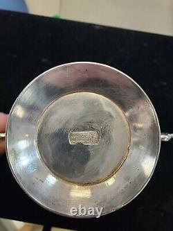 1950's Aztec Rose Sanborn Mexico Sterling Silver Tea Set