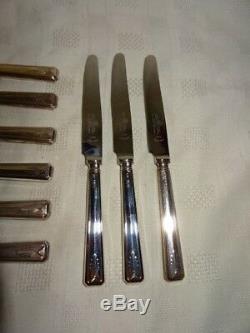 1953 Sterling Silver 12 Piece Tea Knife & Fork Set Harrison Brothers & Howson
