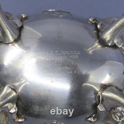 19c HALL ELTON Treble Plate 6 pc Tea Set Urn Samovar MEDALLION 1867 Wallingford