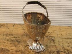 19thC VICTORIAN BARBOUR BROS SILVER PLATE REPOUSSE 3 PIECE COFFEE OR TEA SERVICE