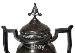 19th C. Antique 6 Piece Manhattan Plate Co Silver Plated Coffee Tea Service Set
