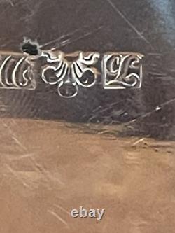 19th Cent. Silver Plate European Classic Ornate Repousse Hallmarked Tea Caddy