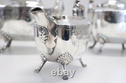 19th Century American Silver Plate Tea and Coffee Set Mark Reed & Barton