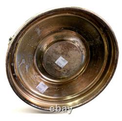 19th Century French Christofle Silver Plate Samovar Tilting Tea Pot Floral