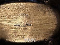 22 Inch Antique Viners Sheffield England Silver Plate Chased Tray & Tea Set