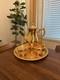24k Gold Plated Tea Set By International Silver Co. Vtg 4pc With Tray