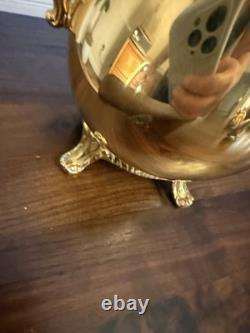24K Gold Plated Tea Set by International Silver Co. VTG 4pc With Tray