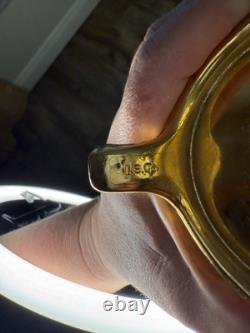 24K Gold Plated Tea Set by International Silver Co. VTG 4pc With Tray