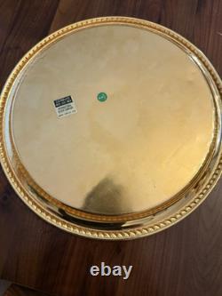 24K Gold Plated Tea Set by International Silver Co. VTG 4pc With Tray