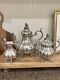 3 Piece Vtg Reed & Barton Winthrop # 1795 Silver Plate Coffee Tea Service Set