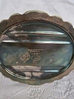 4 × Antique Victorian Thomas Otley & Sons Sheffield Engrave Silver Plate Tea Set